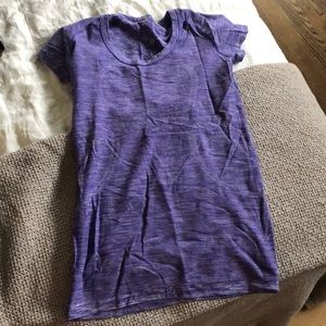 Purple work out shirt